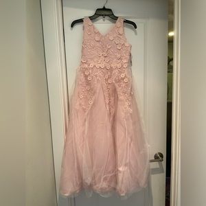 NEW WITH TAGS fancy flower girls gown